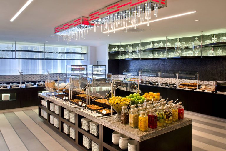 Marriott Marquis buffet newyork cruise port hotels