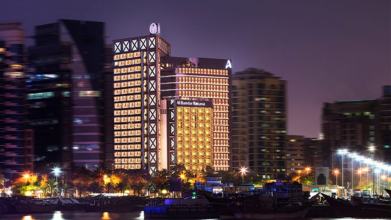 al bandar rotana exterior dubai cruise port hotels