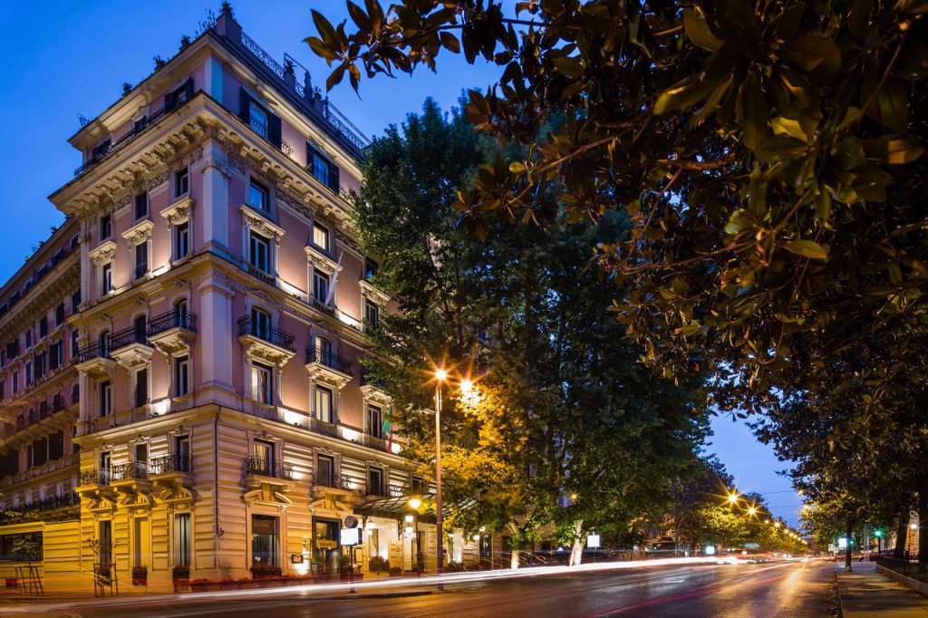 baglioni regina exterior1 rome cruise port hotels