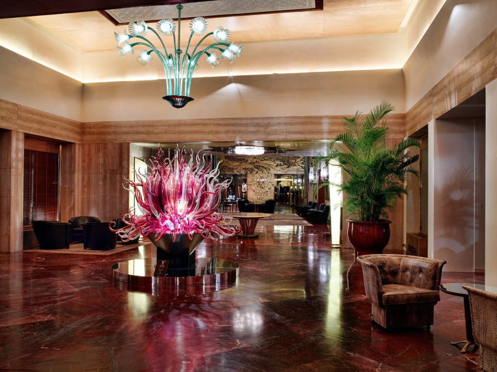 bauer palazzo lobby1 venice cruise port hotels