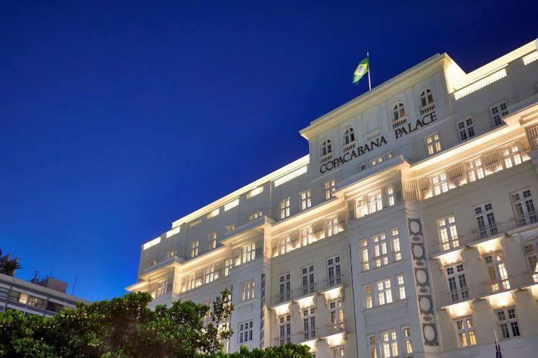 belmond copacabana palace exterior Rio De Janeiro cruise port hotels