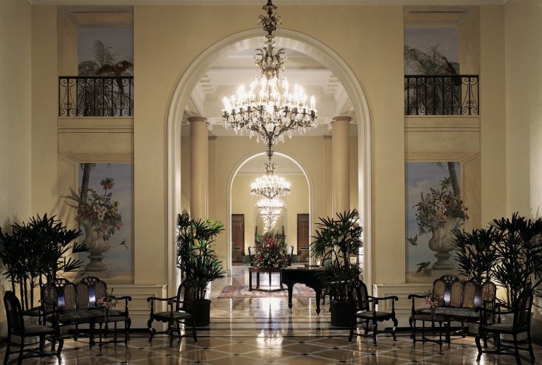 belmond copacabana palace lobby1 Rio De Janeiro cruise port hotels