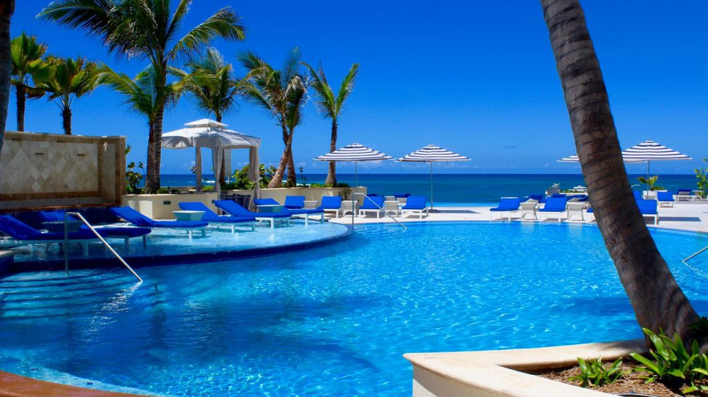 condado vanderbilt main pool san juan cruise port hotels