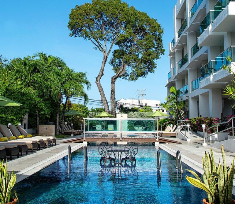 cruise port hotels caribbean barbados south beach pool