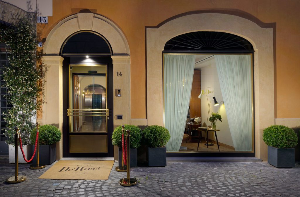 de ricci rome entrance cruise port hotels