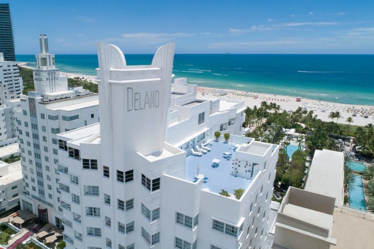 delano miami exterior cruise port hotels