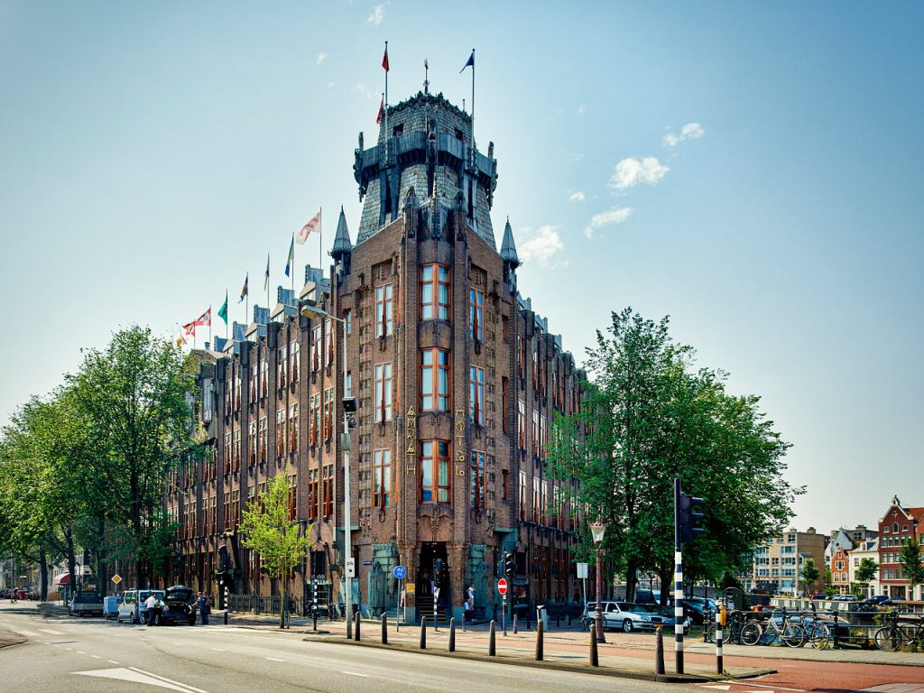 grand hotel amrath exterior amsterdam cruise port hotels