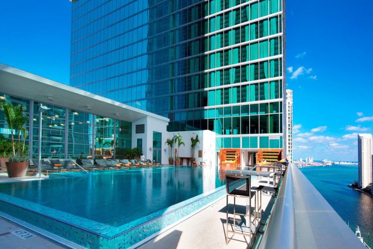 jw marriott marquis pool miami cruise port hotels