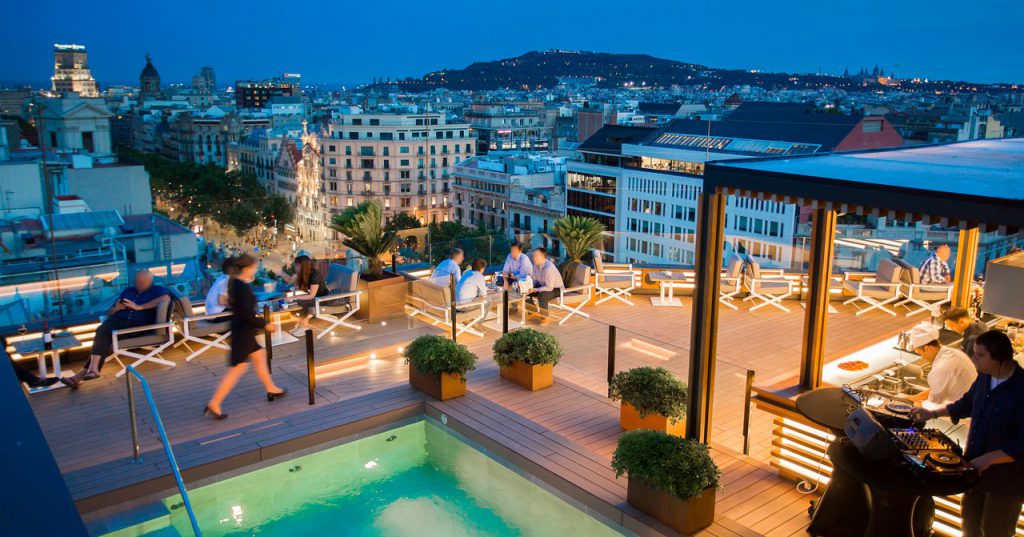 majestic hotel spa barcelona pool1 cruise port hotel