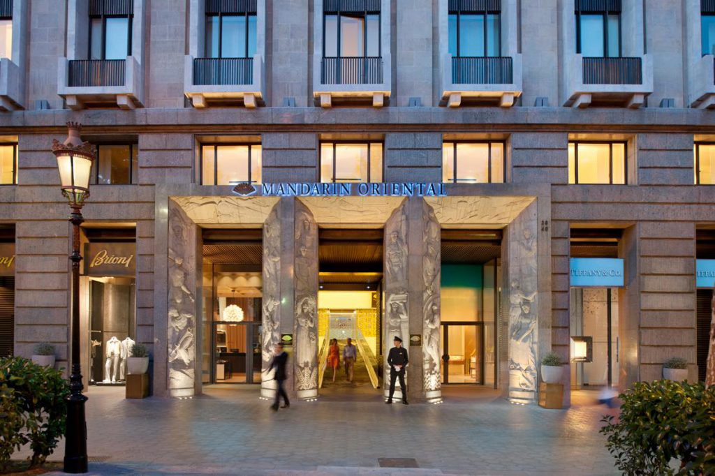 mandarin oriental exterior barcelona cruise port hotels