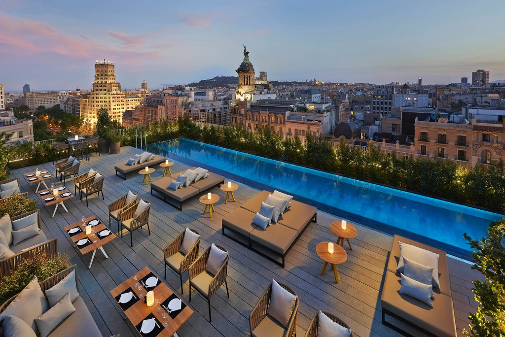 mandarin oriental rooftop barcelona cruise port hotels