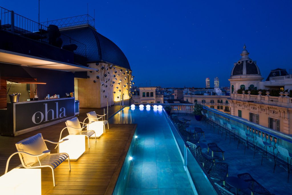 ohla barcelona pool1 cruise port hotels