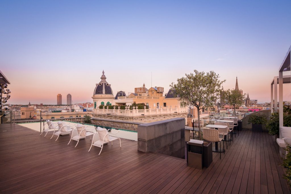 ohla barcelona rooftop cruise port hotels
