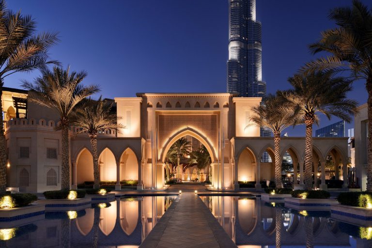palace downtown exterior dubai cruise port hotels