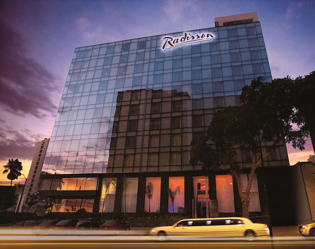 radisson miraflores exterior lima cruise port hotels