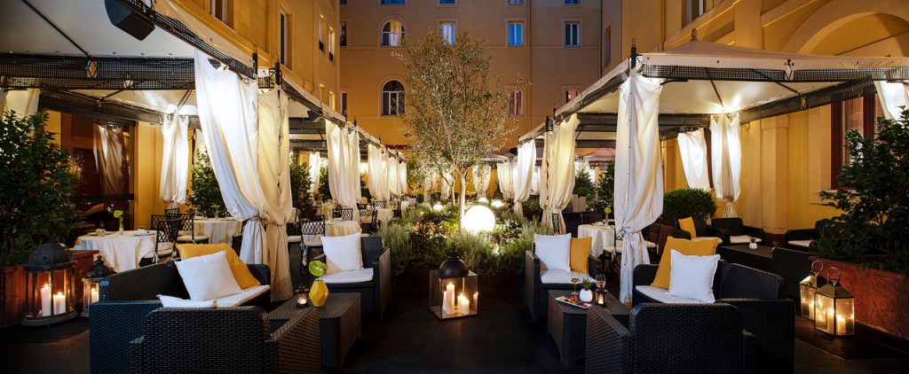 residenza di ripetta courtyard rome cruise port hotels