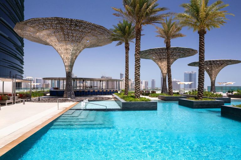 rosewood abu dhabi pool cruise port hotels