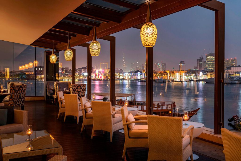 sheraton dubai creek restaurant cruise port hotels