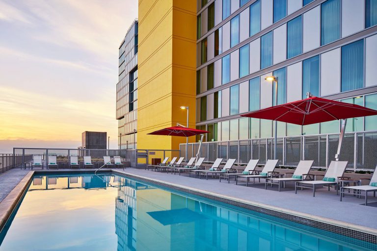 springhill suites san diego pool cruise port hotels