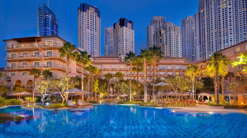 the ritz carlton dubai exterior cruise port hotels