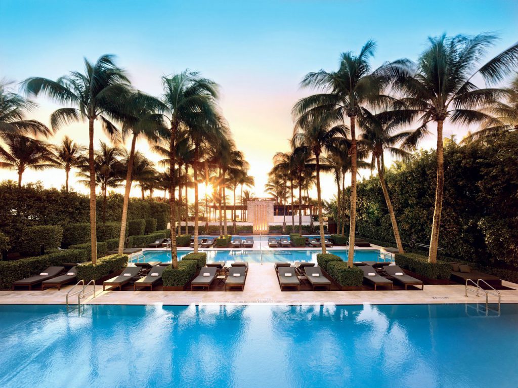 the setai pool miami cruise port hotels