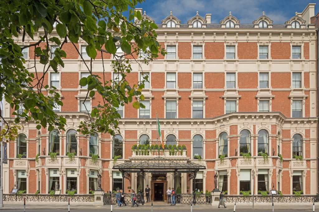 the shelbourne dublin exterior cruise port hotels