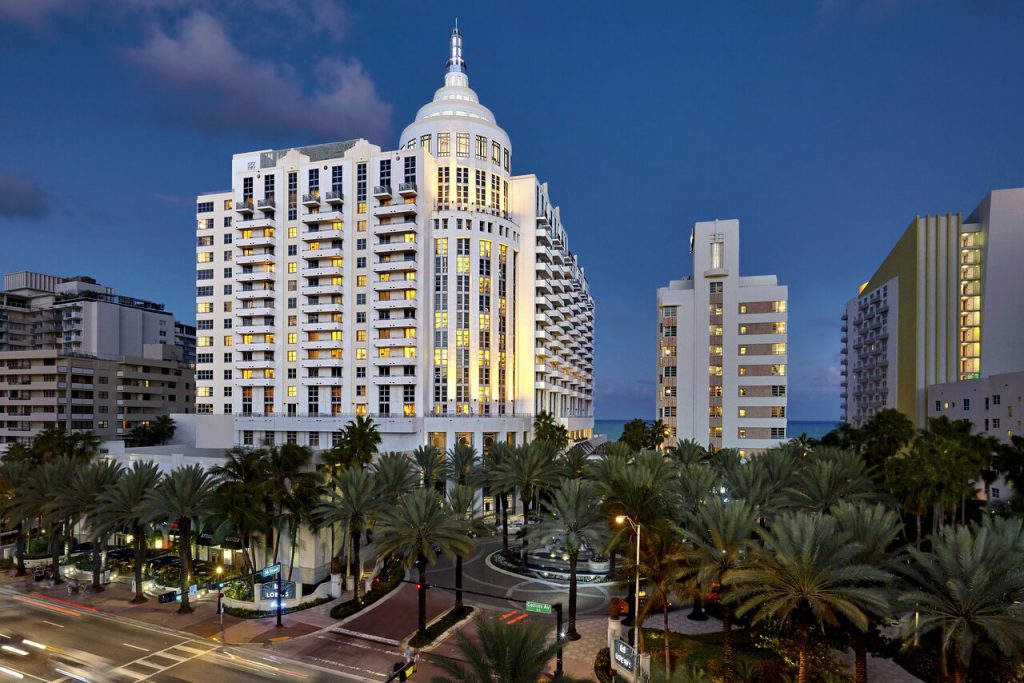 Loews Miami exterior cruise port hotels