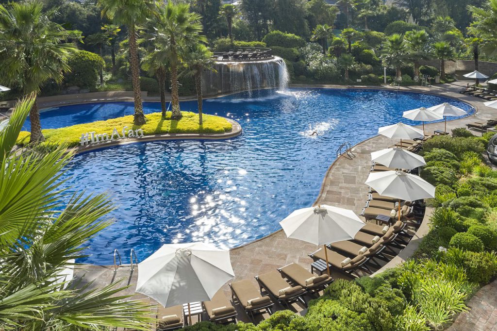 Mandarin santiago pool cruise port hotels