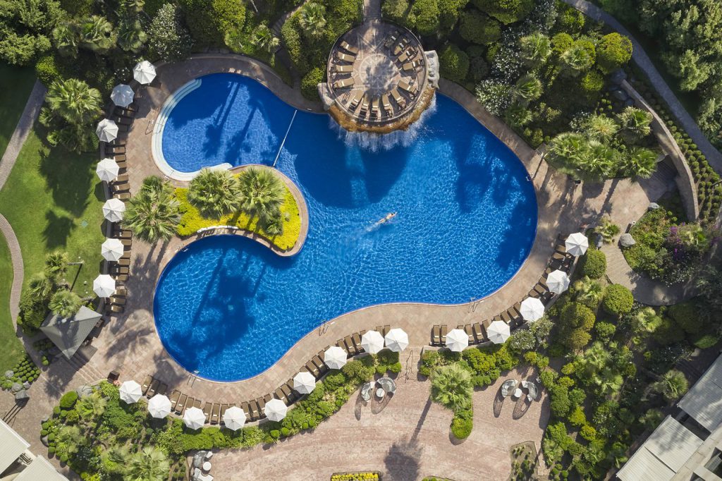 Mandarin santiago pool1 cruise port hotels