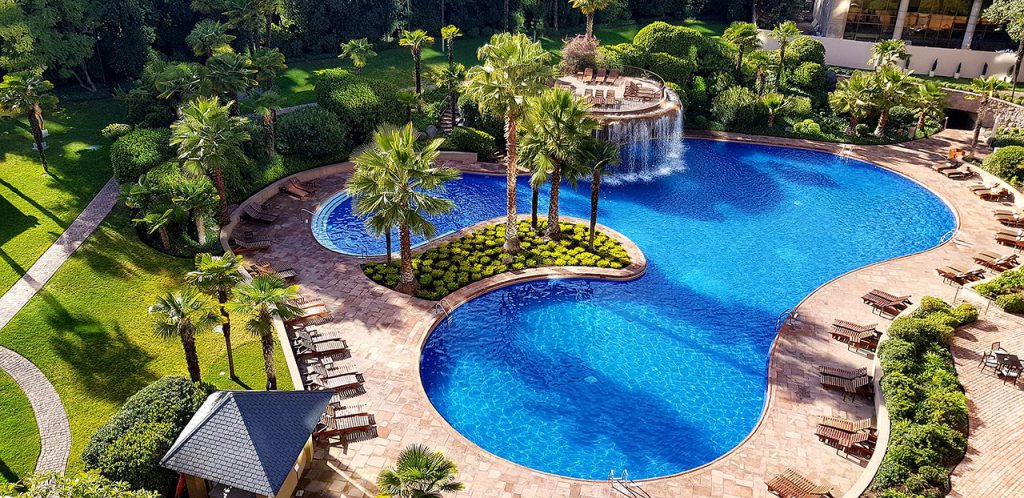 Mandarin santiago pool2 cruise port hotels