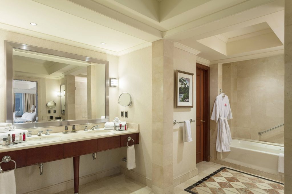 Marriott Santiago bathroom cruise port hotels