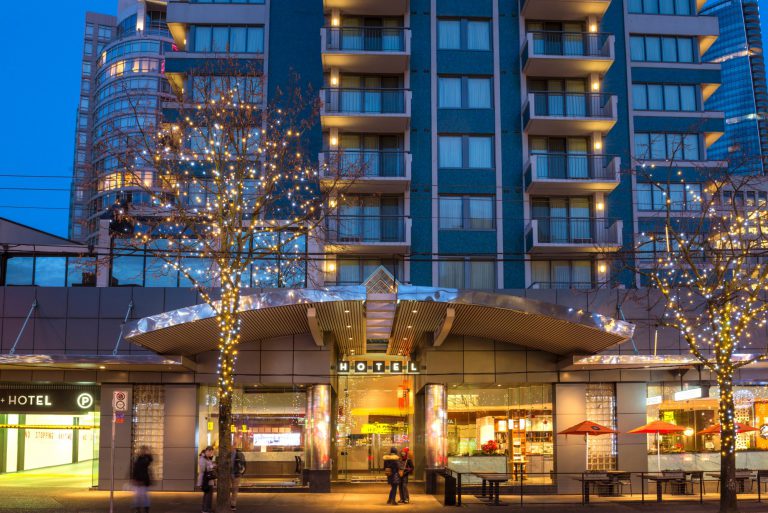 blue horizon exterior vancouver cruise port hotels