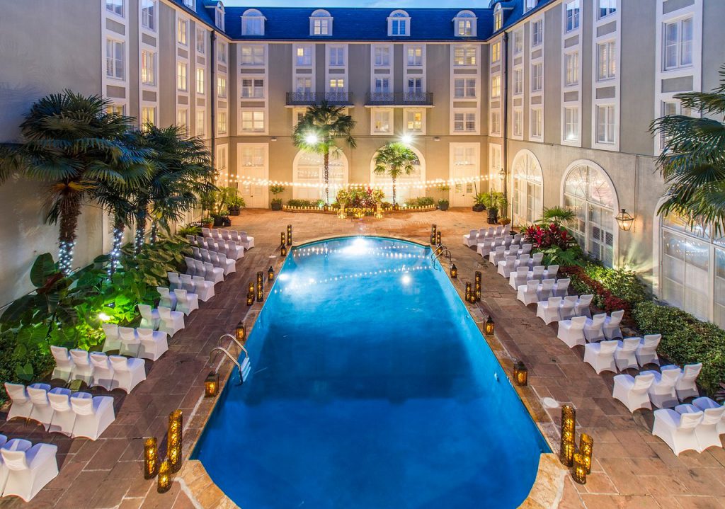 bourbon orleans pool1 cruise port hotels