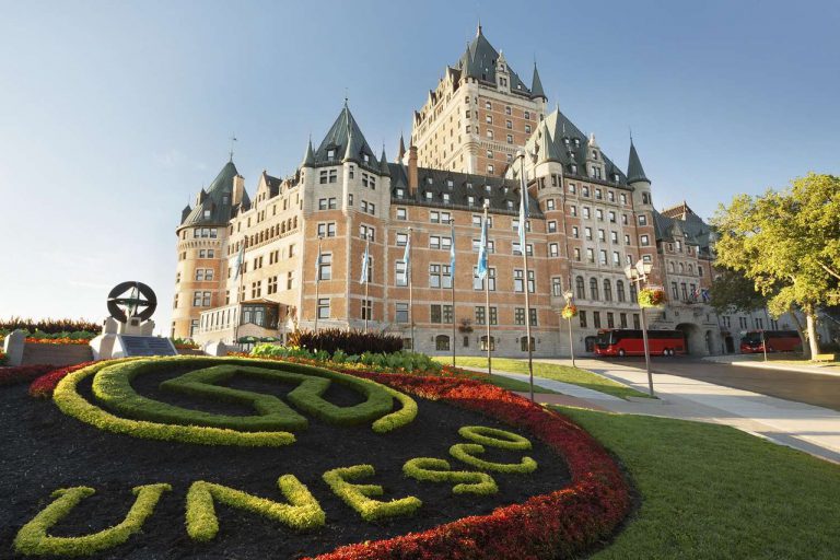chateau frontenac exterior quebec cruise port hotels