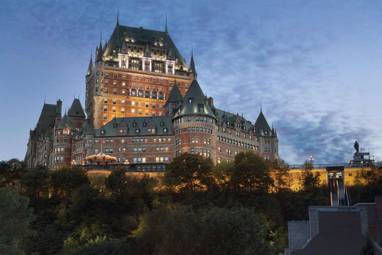 chateau frontenac exterior2 quebec cruise port hotels