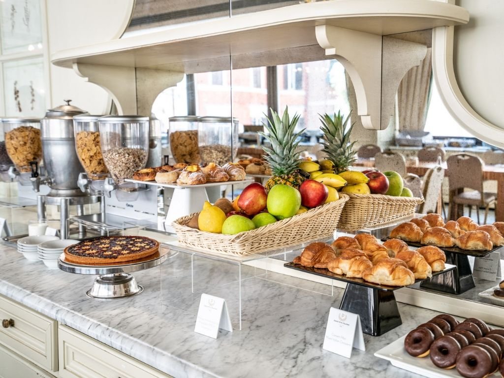 fh grand hotel palatino Rome breakfast cruise port hotels