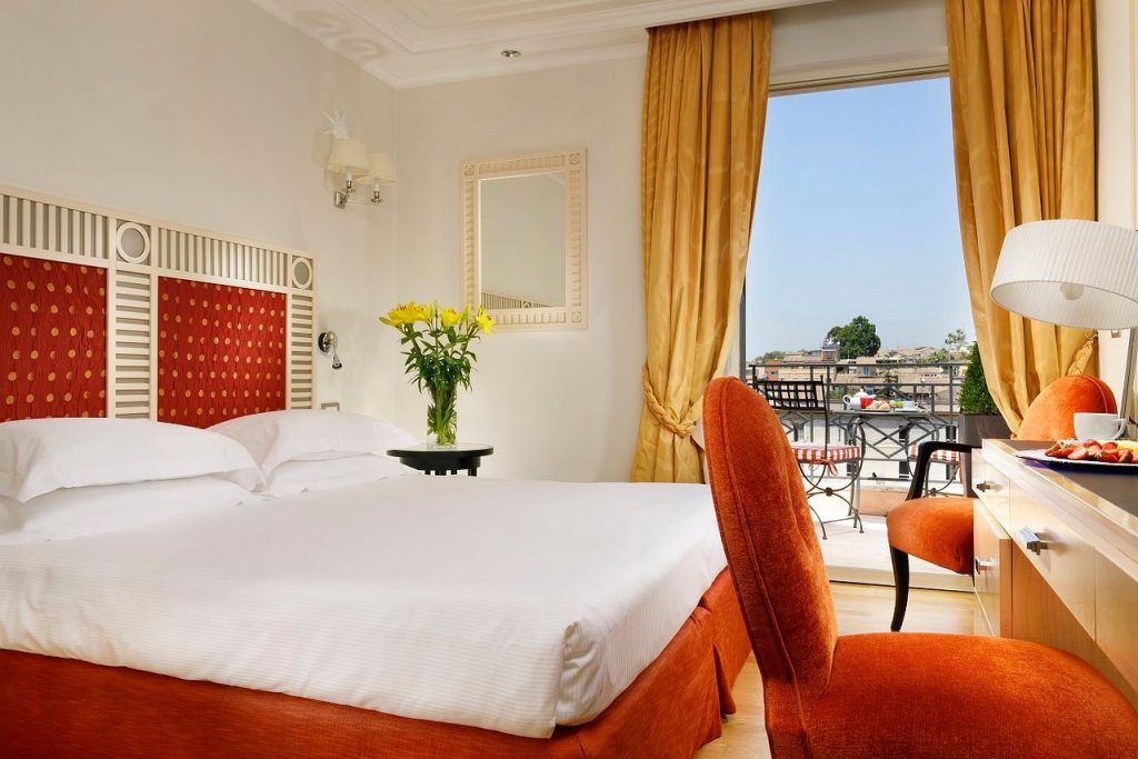 fh grand hotel palatino Rome room4 cruise port hotels