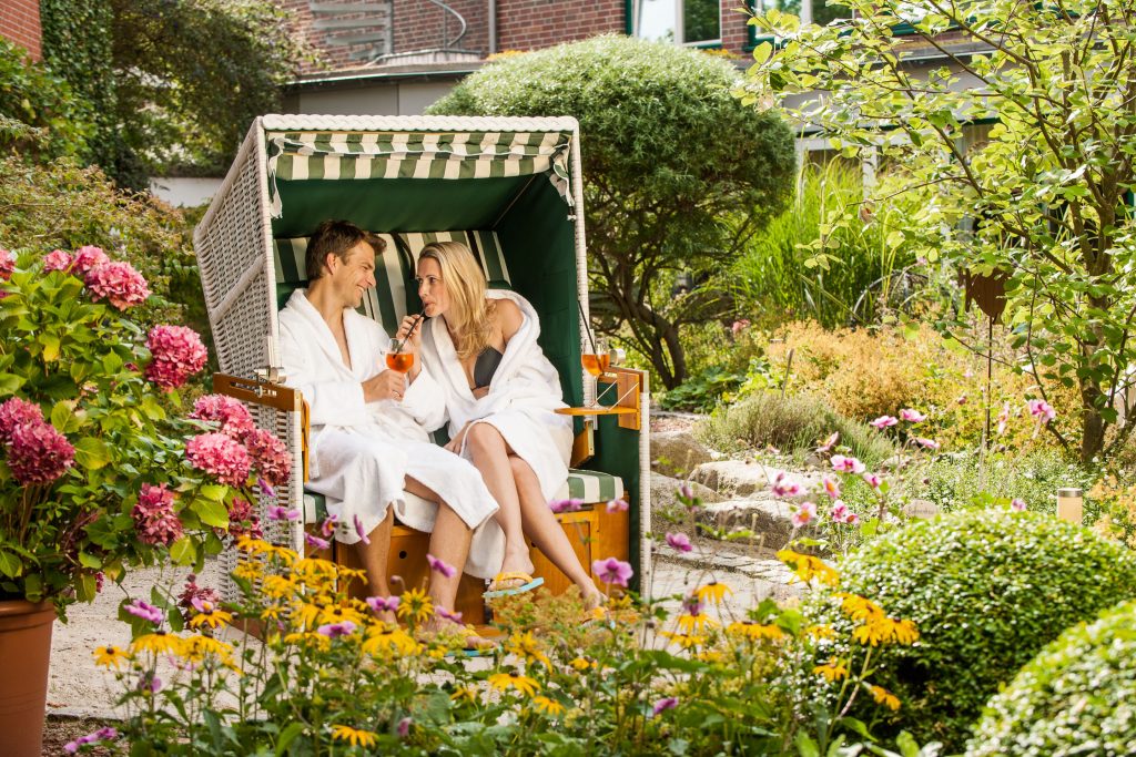 Wellnessgarten Strandkorb